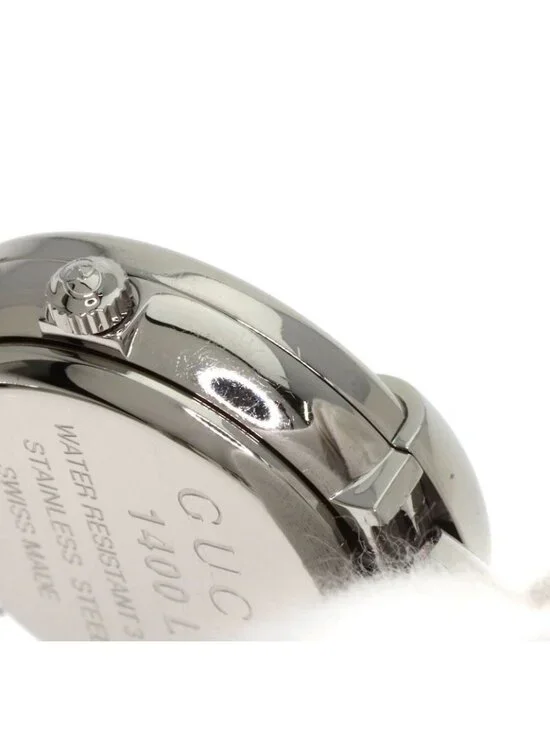 Gucci Round Face GG Pink Shell Bangle Watch SS - Picture 10 of 15